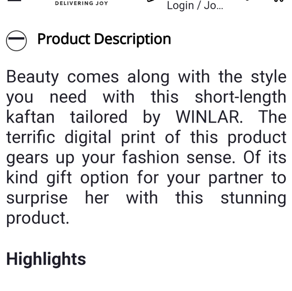 NWT winlar animal print kaftan - Picture 8 of 9